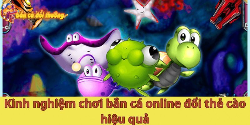 Kinh nghiệm chơi bắn cá online đổi thẻ cào hiệu quả